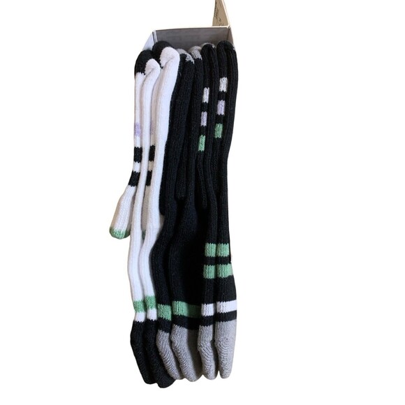 Pair of Thieves Men's Cushion Ankle Socks 3 Pack Shoe Size 6-12 Blk Gray White - Picture 4 of 9